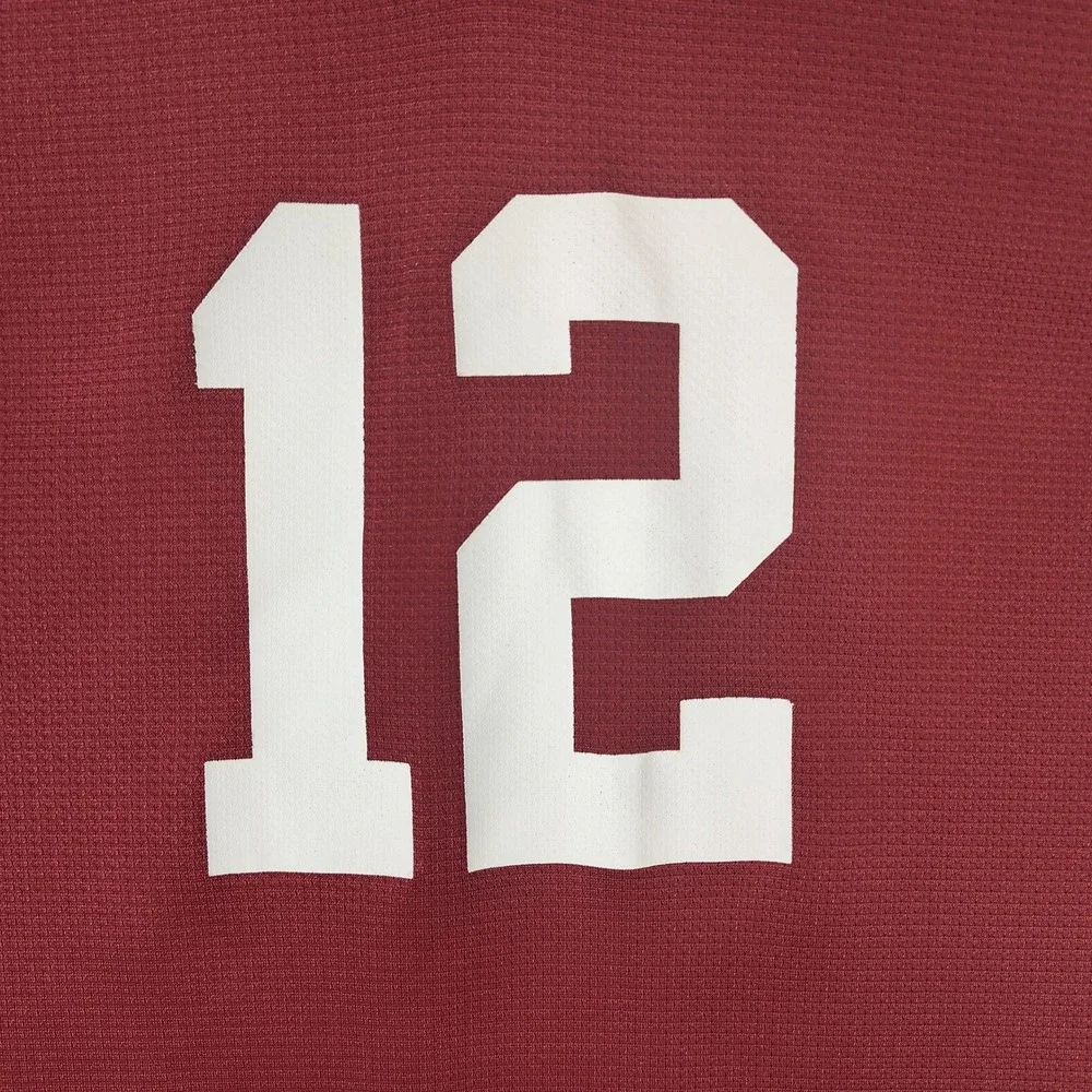 Nike Alabama Crimson Tide Jersey Womens Large Red 12 Football Top